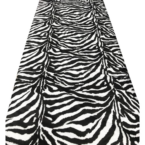 KOT © ZEBRA QUILT schwarz und weiß DIS. ZEBRA GESTREIFTE DAUNENJACKE MADE IN ITALY REINE BAUMWOLLE