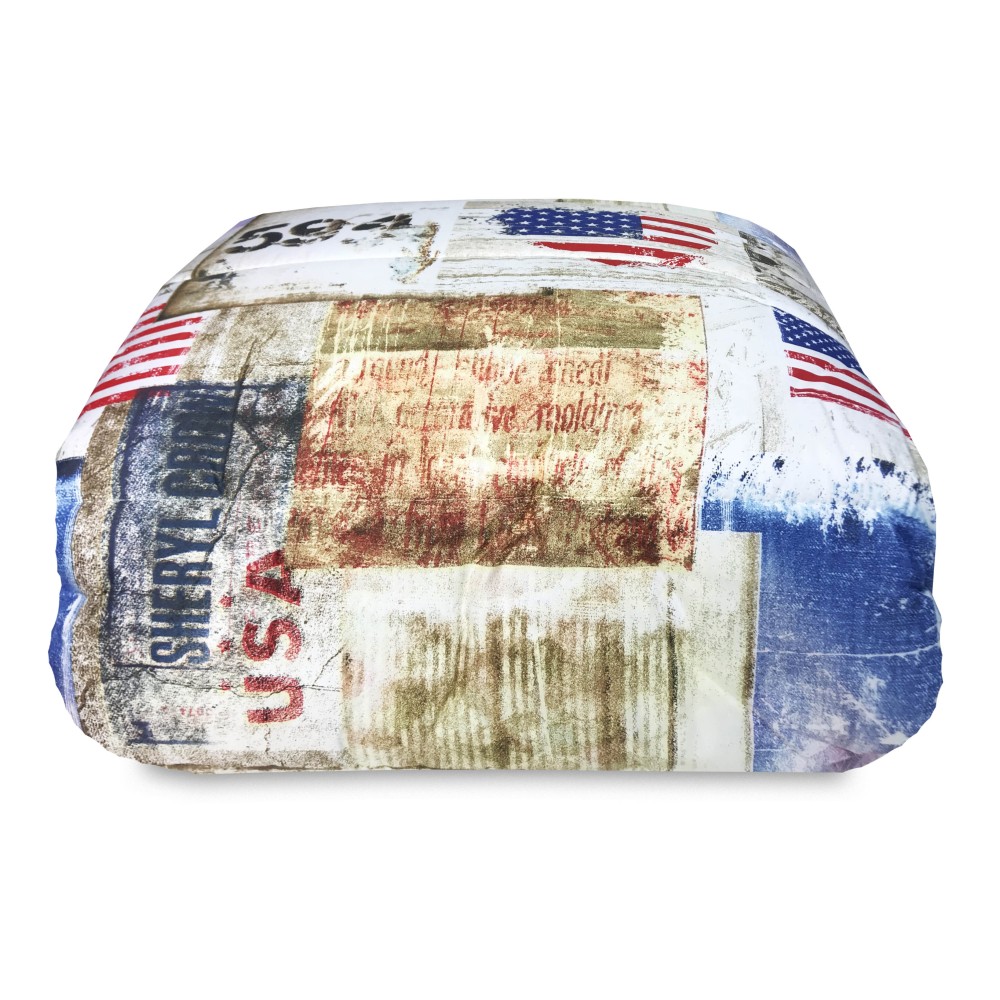 FLAG BOW © QUILT in modern style DUVET made in Italy