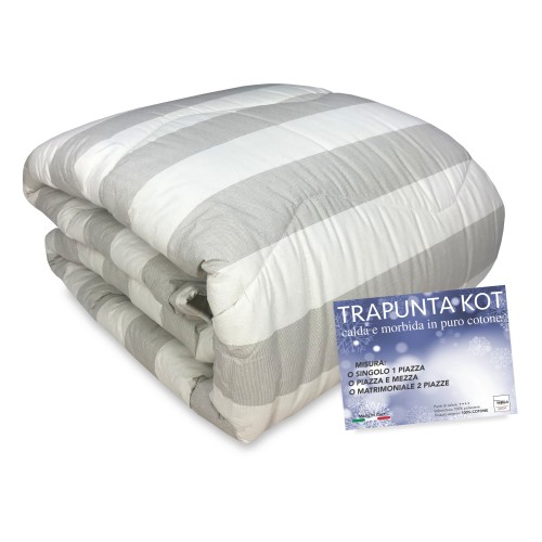 KOT © DIS QUILT. striped FRENCH made in Italy PURE COTTON