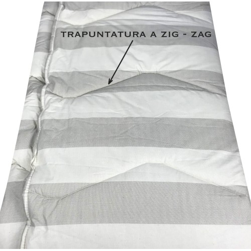 QUILT KOT © DIS. RAYÉ FRANÇAIS made in Italy PURE COTTON