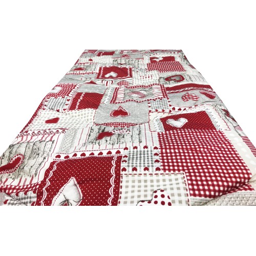 QUILT KOT tyrolean © APRICA ROSSO made in Italy PURE COTTON