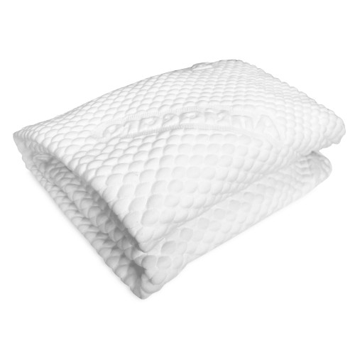 Housse de matelas de massage anti-acariens hypoallergénique Bubbles - Polyester bi-élastique avec coins élastiques - Fabriqué en