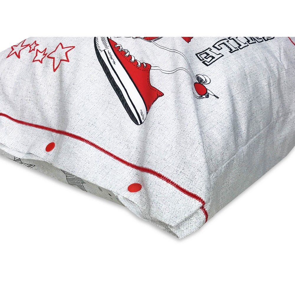 COPRIPIUMINO  DIS. SCARPE ALL STARS con federa Arredo