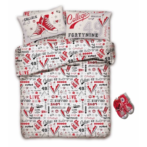 DUVET COVER DIS. ALL STARS SHOES with Furniture Pillowcase