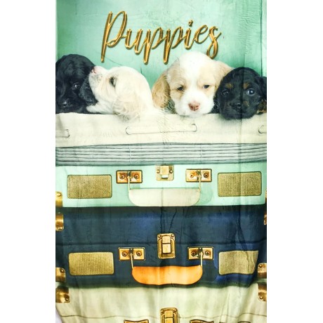 PLAID FLEECE BLANKET SHERPA...