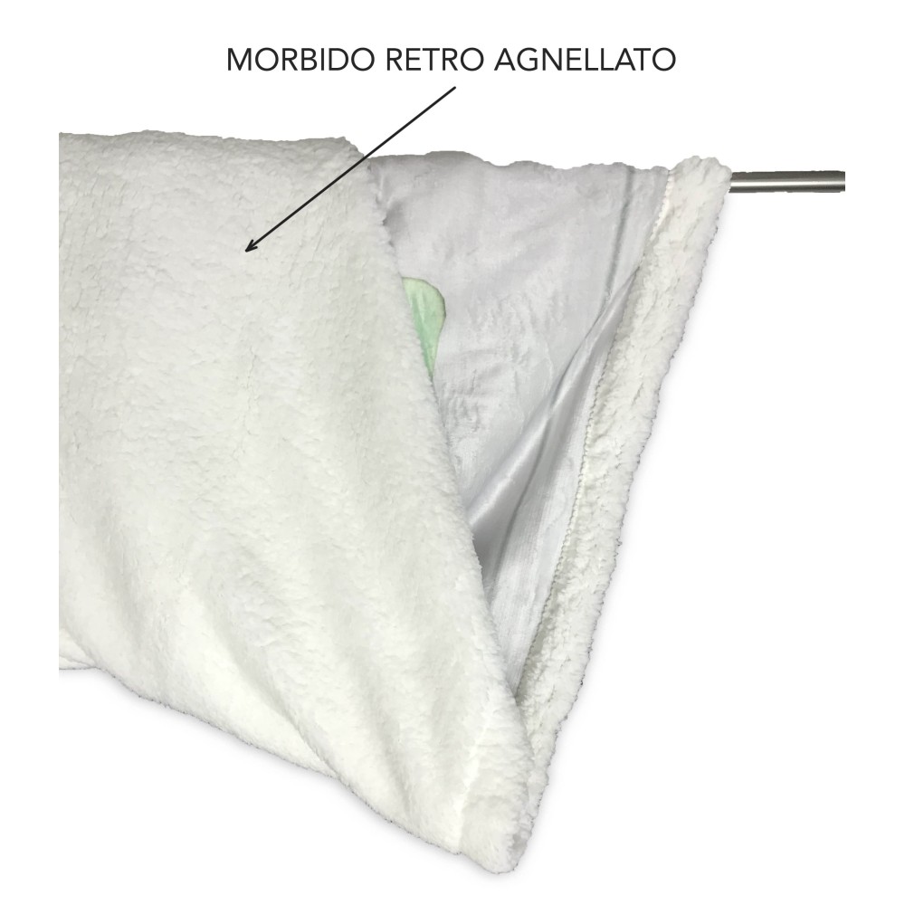 MANTA POLAR A CUADROS SHERPA FOTOGRAFÍA DIGITAL PERROS EN MALETA CON ALMOHADA Decor