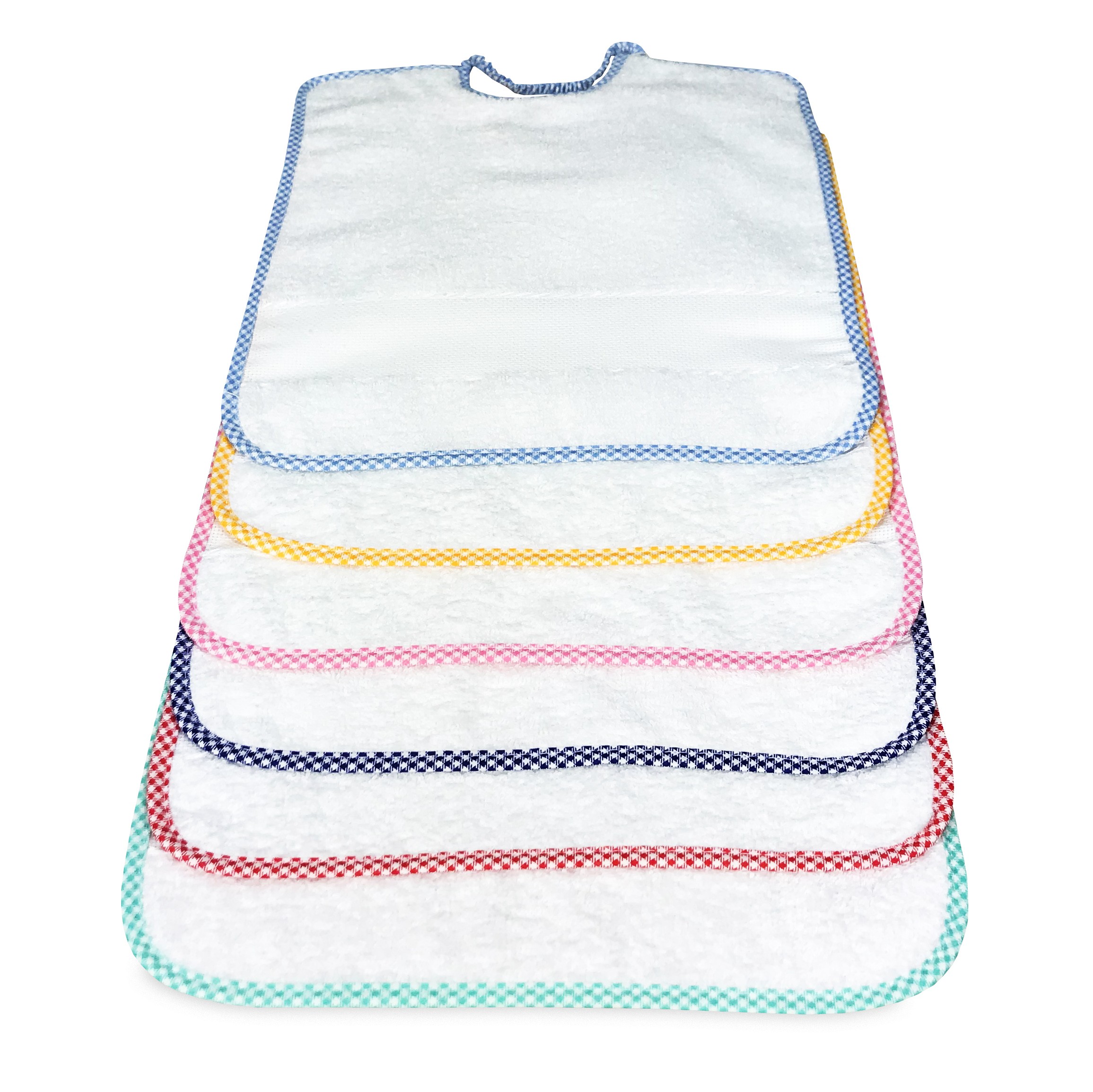 3 Bavaglini Personalizzati Con Nome BOSCO - Spugna, Cotone 100%, Made In Italy, 28x33 Cm - Foto 6