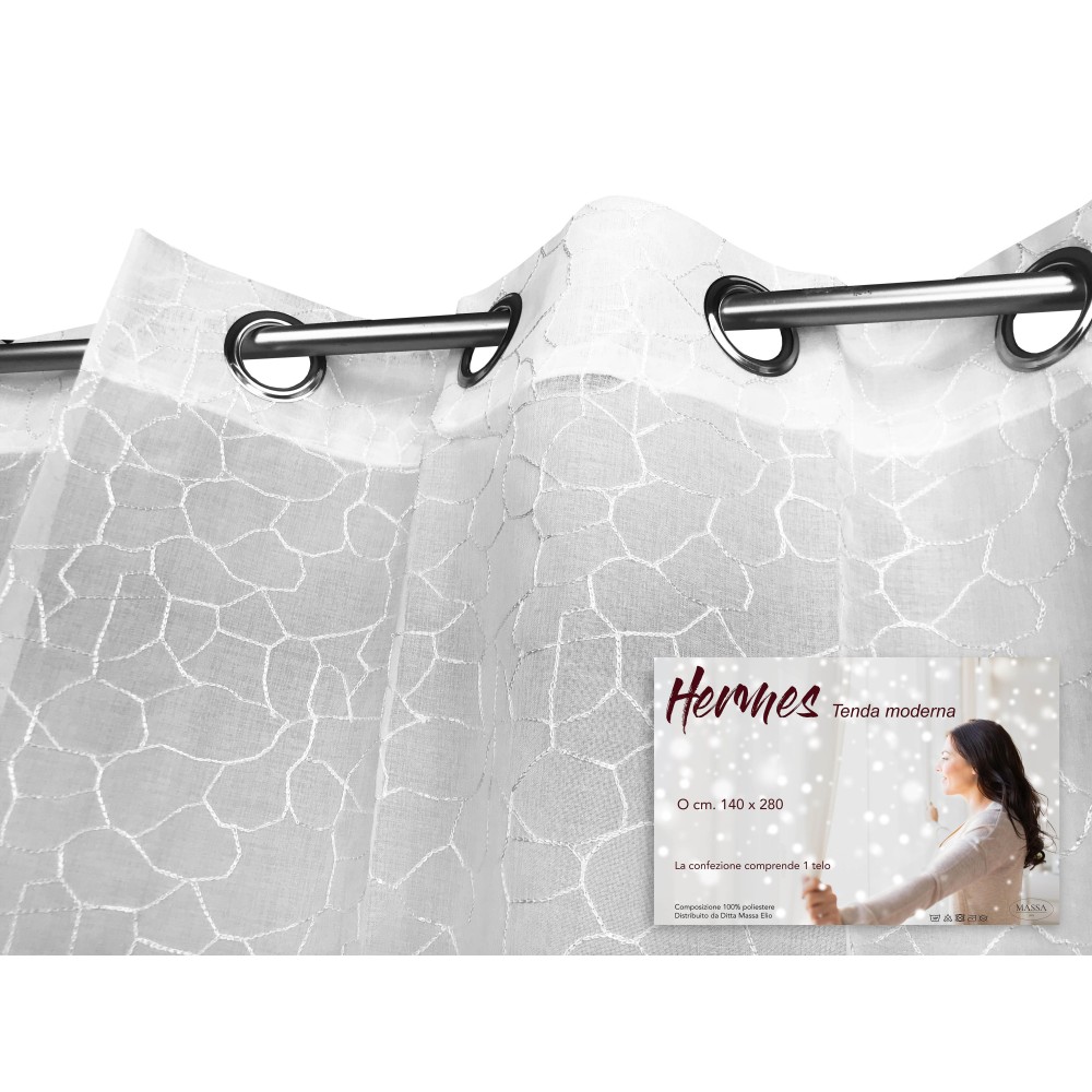 Rideau Termes Blanc 140 x 280 cm