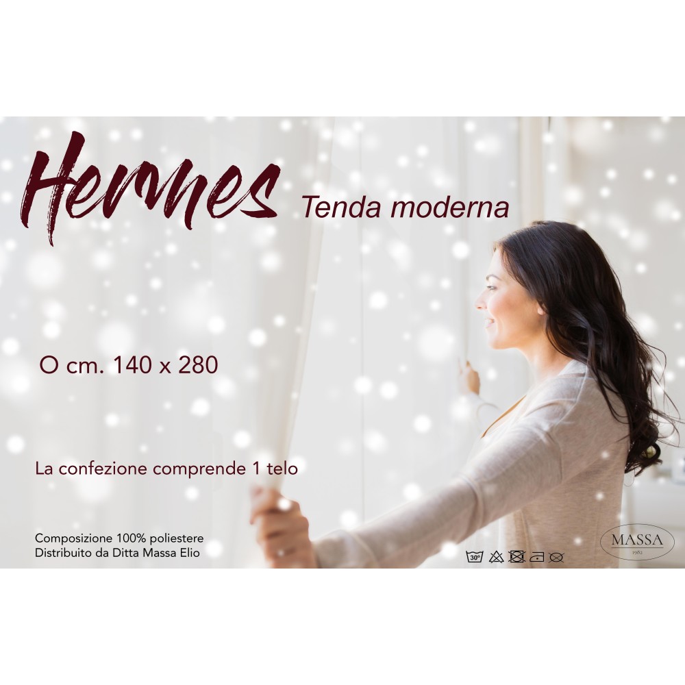 VORHANG VORHANG TERMES weiß cm. 140X280 VERPACKT