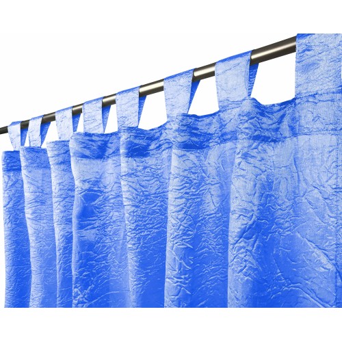 TENDA FIORDALISO in tinta unita AZZURRO CM. 140X290 confezionata