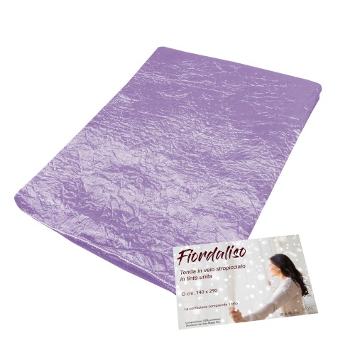 FIORDALISO VORHANG in Unifarbe LILAC CM. 140X290 verpackt