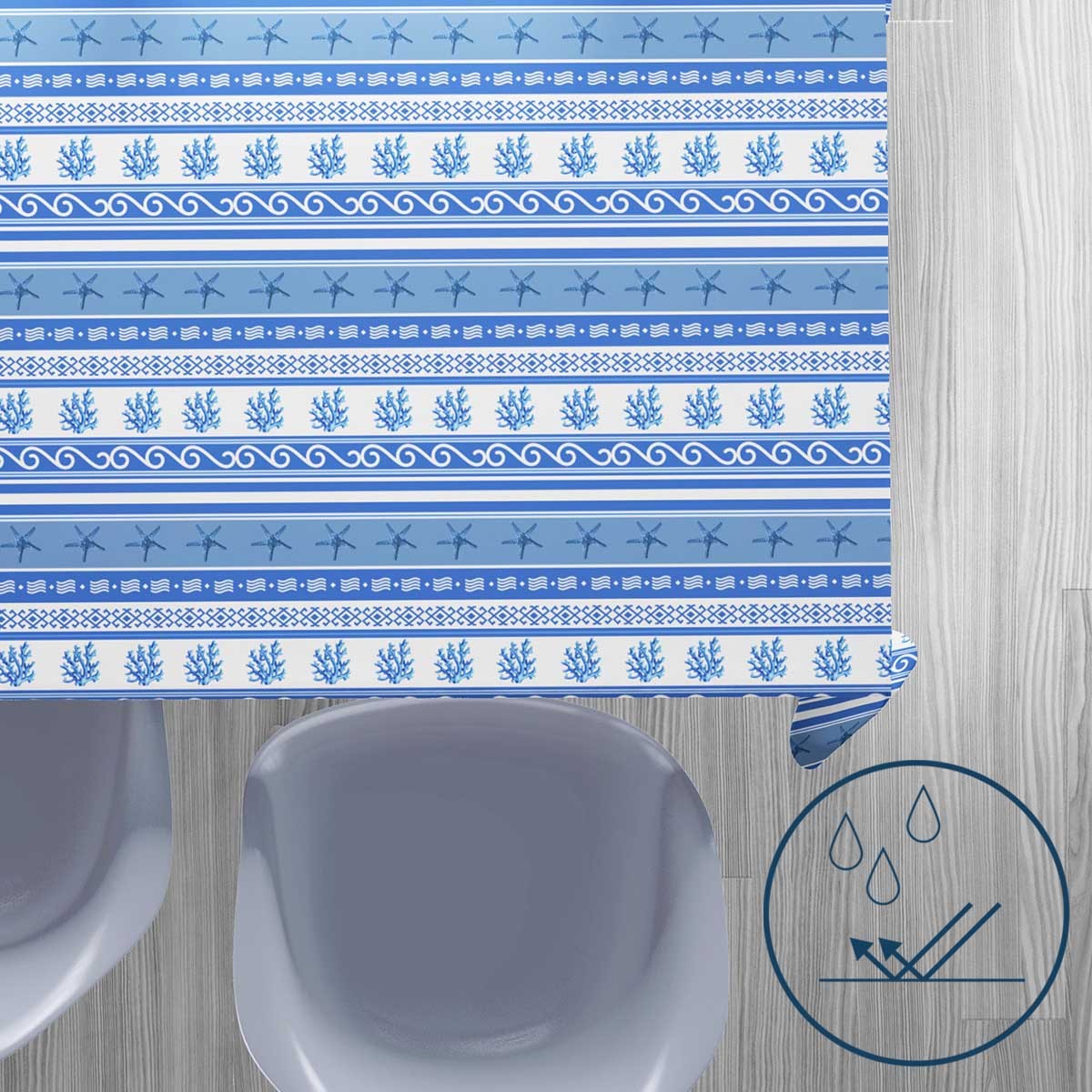 Schmutzabweisende Tischdecken